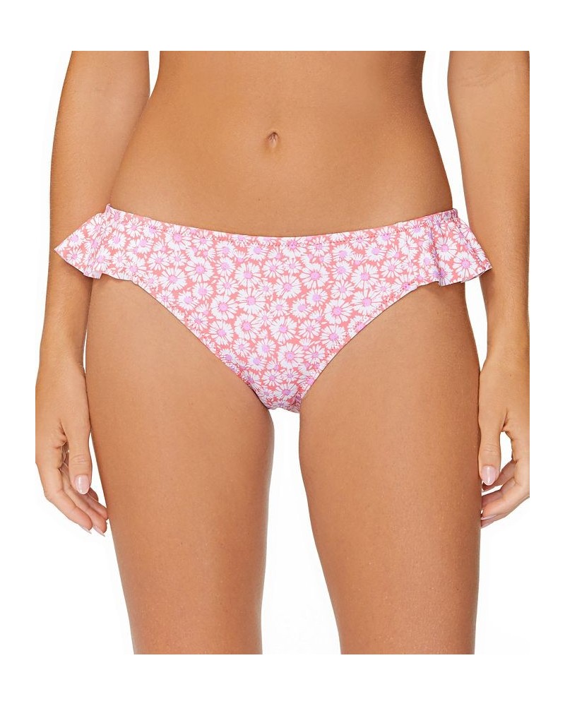 Juniors' Sophia Ruffled Printed Bikini Bottoms Daized Out Multi $24.48 Swimsuits