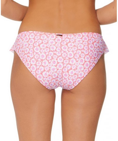 Juniors' Sophia Ruffled Printed Bikini Bottoms Daized Out Multi $24.48 Swimsuits