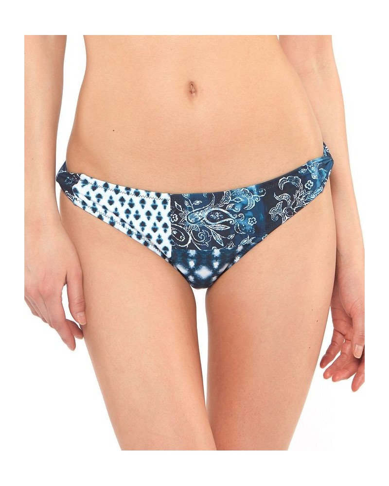 Batik Babe Twisted Tab Hipster Bikini Bottoms Dark Navy $15.04 Swimsuits