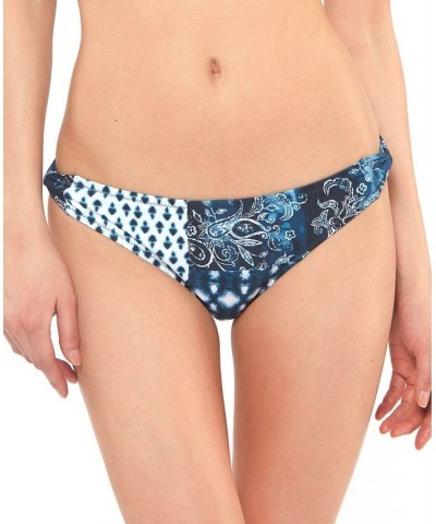 Batik Babe Twisted Tab Hipster Bikini Bottoms Dark Navy $15.04 Swimsuits