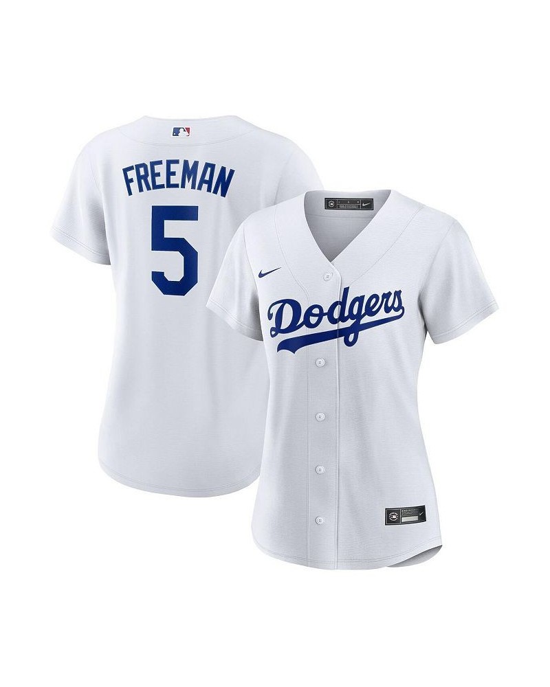 Women's Freddie Freeman White Los Angeles Dodgers Replica Player Jersey White $60.90 Jersey