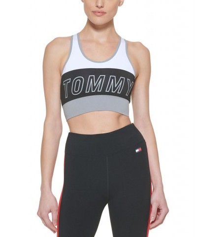 Colorblocked Low Impact Sports Bra Gray $14.84 Bras