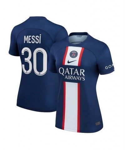 Women's Lionel Messi Blue Paris Saint-Germain 2022/23 Home Replica Player Jersey Blue $56.00 Jersey