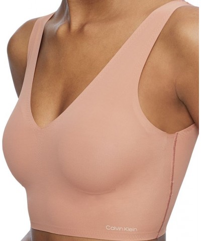 Invisibles Comfort V-Neck Comfort Bralette QF4708 Light Chestnut (Nude 3) $20.18 Bras