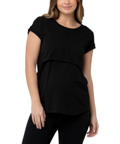 Richie Nursing Lift Up Tee Black $30.96 Tops