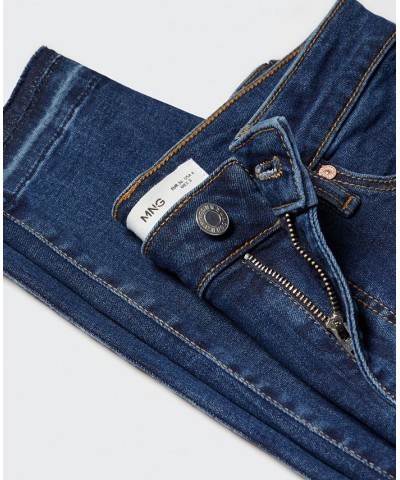 Women's High-Rise Skinny Jeans Dark Blue $37.79 Jeans