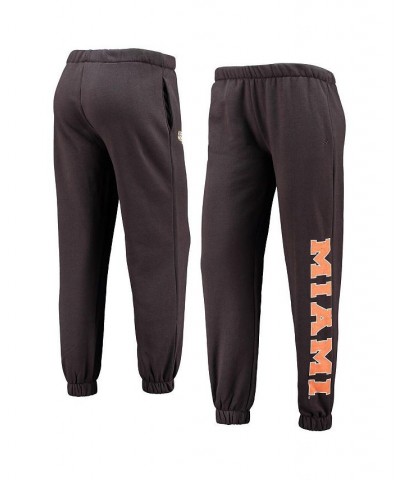 Women's Black Miami Hurricanes Beryl Aubrey Lounge Pants Black $34.19 Pants