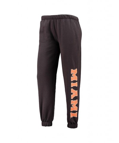 Women's Black Miami Hurricanes Beryl Aubrey Lounge Pants Black $34.19 Pants