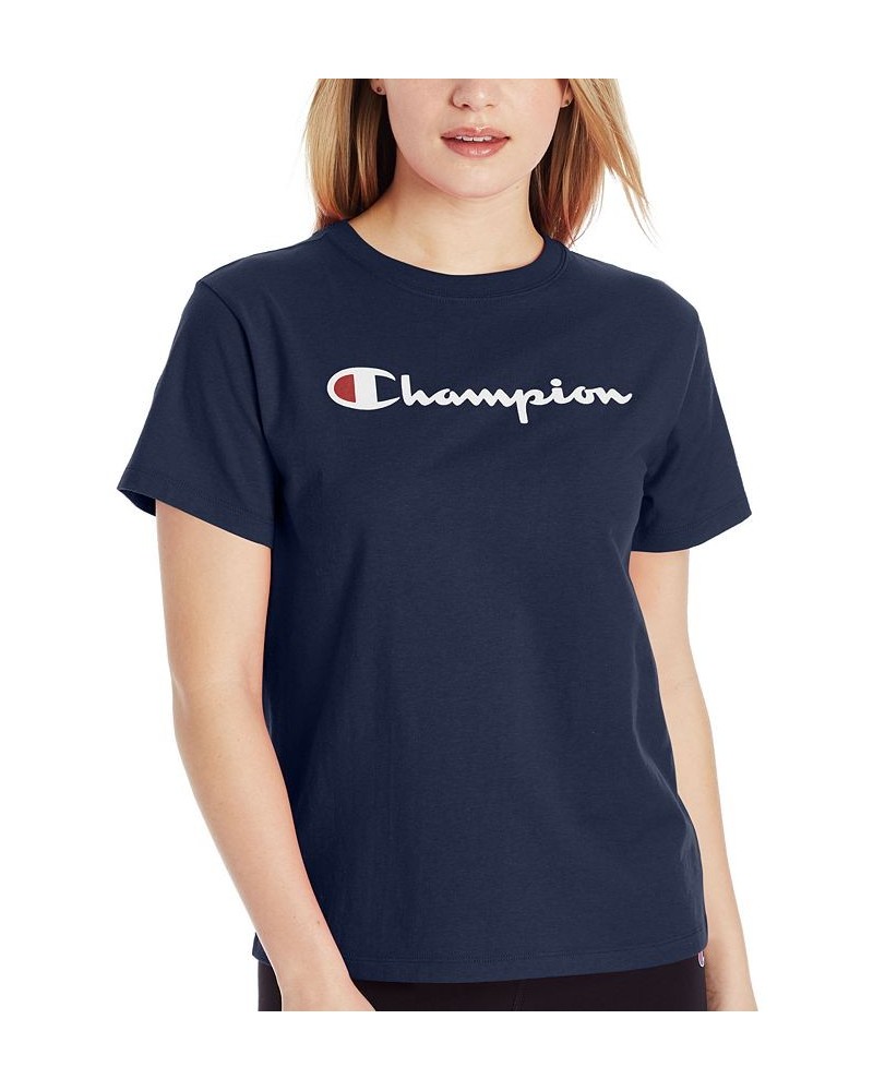 Women's Classic Logo T-Shirt Athletic Navy $12.36 Tops