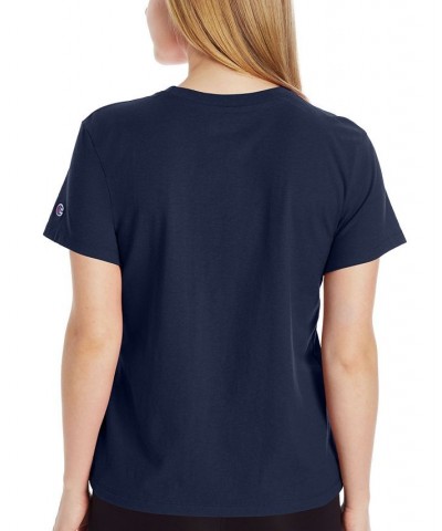 Women's Classic Logo T-Shirt Athletic Navy $12.36 Tops