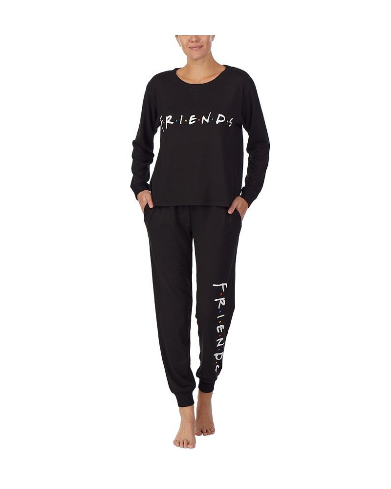 Long Sleeve Pajama Top Black $15.67 Sleepwear