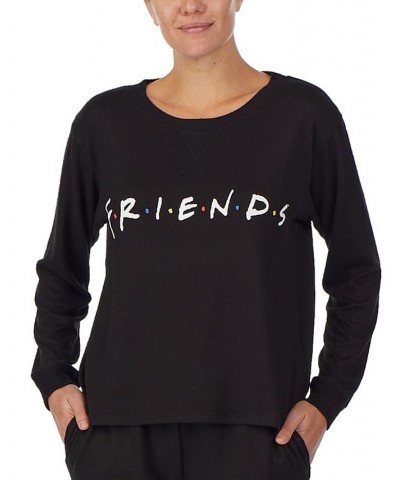 Long Sleeve Pajama Top Black $15.67 Sleepwear