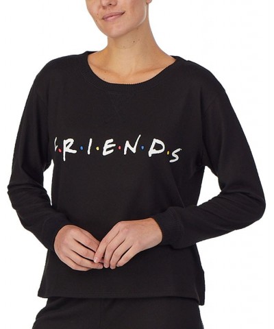 Long Sleeve Pajama Top Black $15.67 Sleepwear