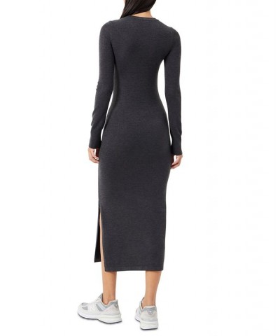 Women's Babysoft Long-Sleeve Bodycon Sweater Dress Black $35.64 Dresses