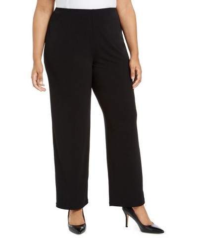 Plus Size Knit Wide-Leg Pant Black $24.61 Pants