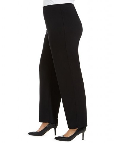 Plus Size Knit Wide-Leg Pant Black $24.61 Pants