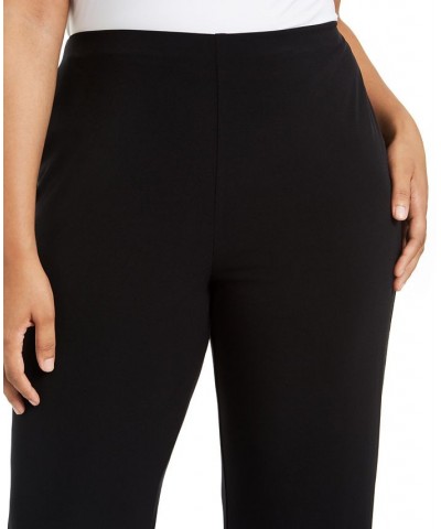 Plus Size Knit Wide-Leg Pant Black $24.61 Pants