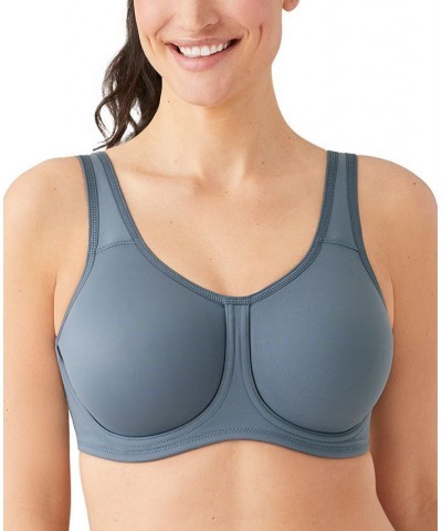 Sport High-Impact Underwire Bra 855170 Up To I Cup Gray $47.30 Bras