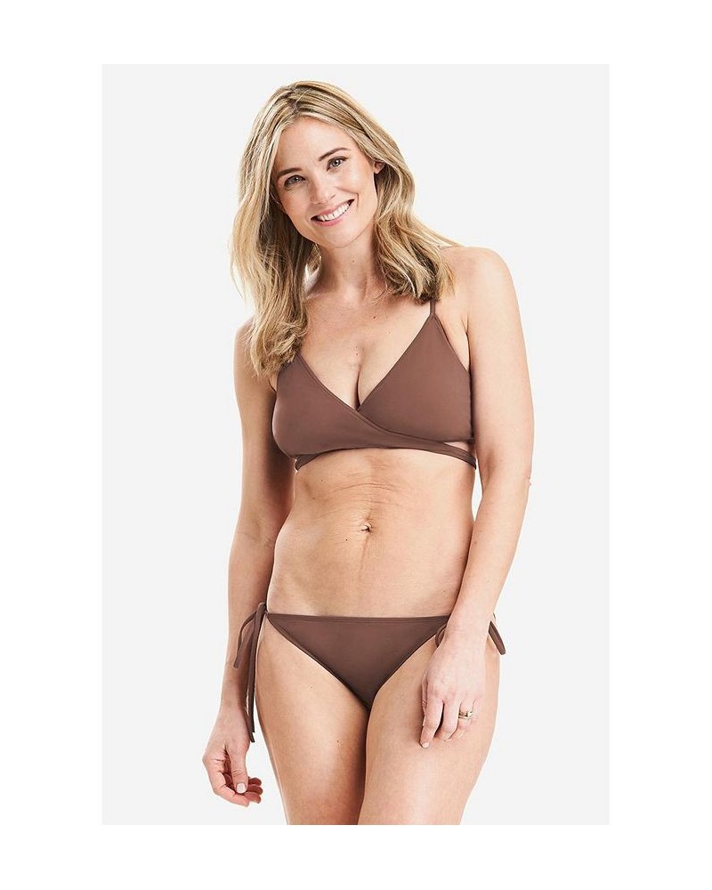 Jojo Nursing Bikini Top Brown $45.54 Swimsuits