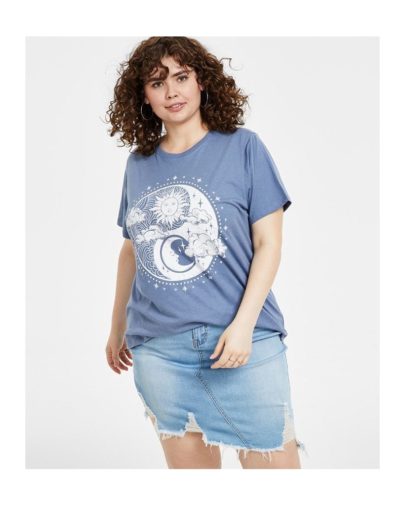 Trendy Plus Size Yin Yang Celestial Graphic T-Shirt Infinity $20.67 Tops