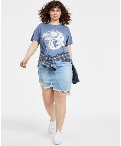 Trendy Plus Size Yin Yang Celestial Graphic T-Shirt Infinity $20.67 Tops