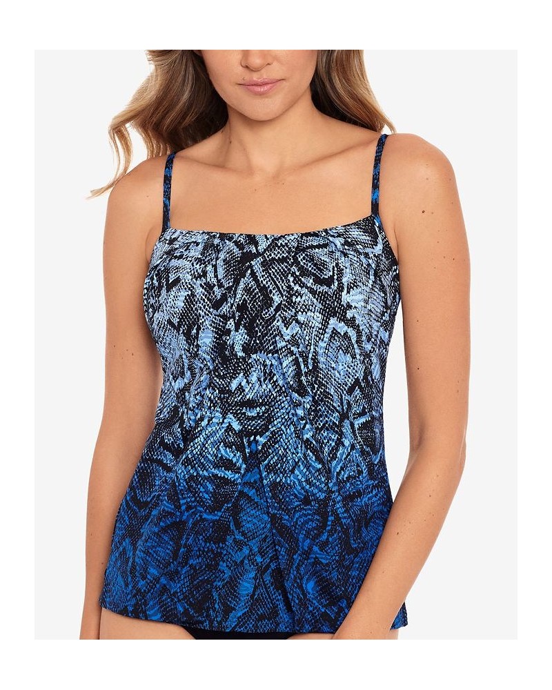 Jubilee Printed Tankini Top Boa Blues Blue $69.56 Swimsuits