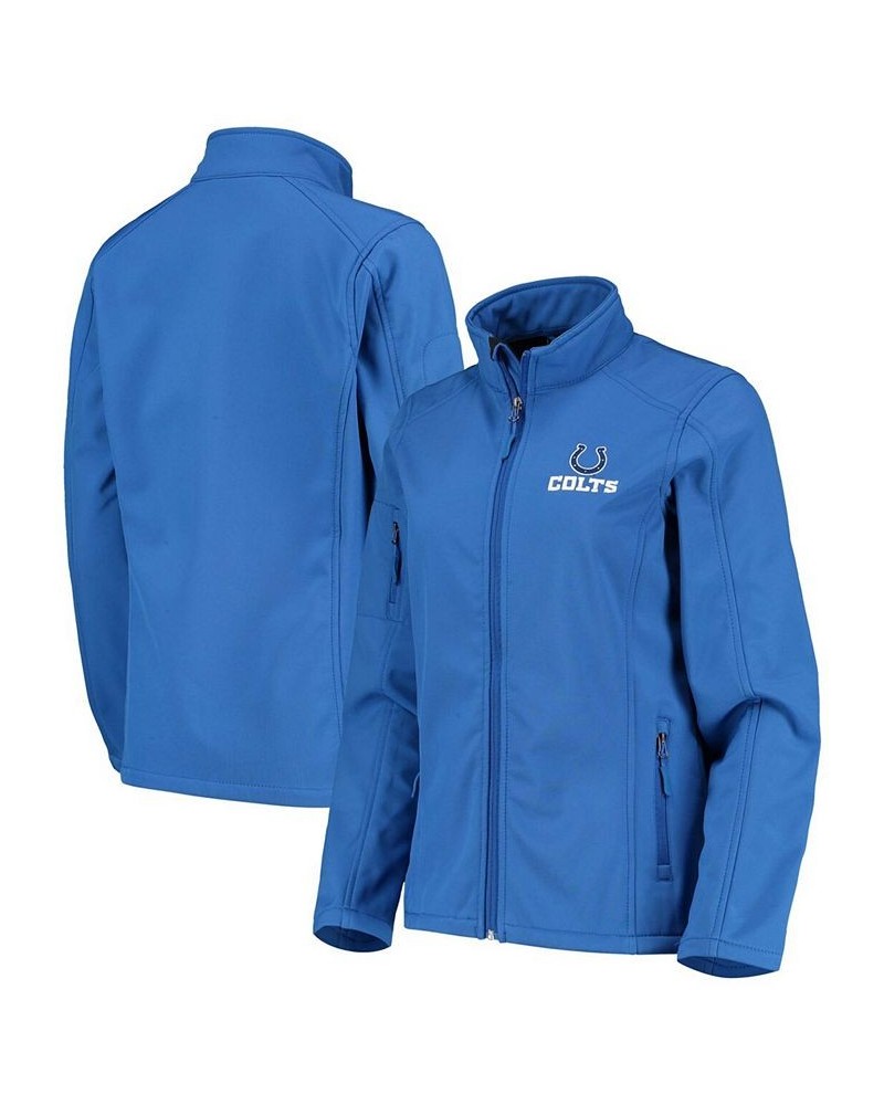 Women's Royal Indianapolis Colts Full-Zip Sonoma Softshell Jacket Royal Blue $50.99 Jackets