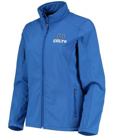 Women's Royal Indianapolis Colts Full-Zip Sonoma Softshell Jacket Royal Blue $50.99 Jackets