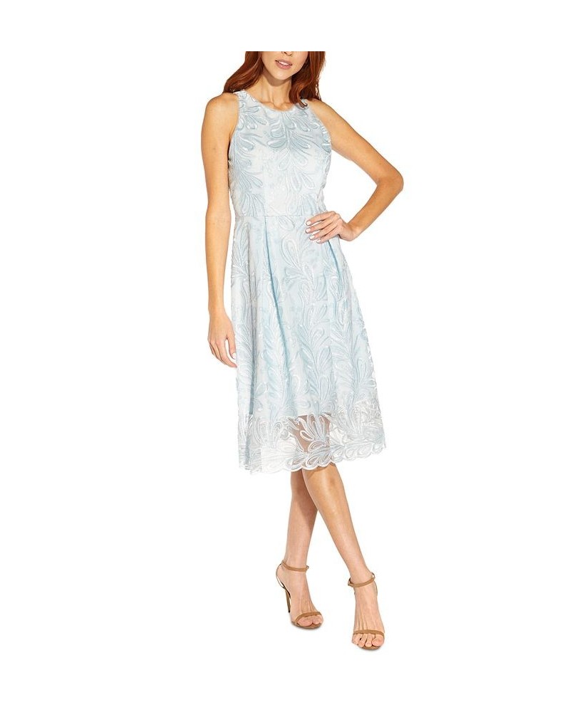 Embellished Pleated Midi Dress Opal $91.96 Dresses