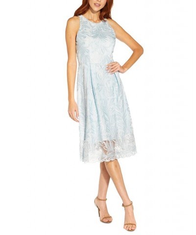 Embellished Pleated Midi Dress Opal $91.96 Dresses