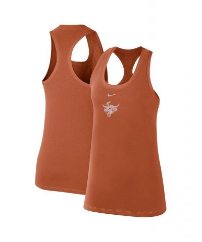 Women's Texas Orange Texas Longhorns Varsity Stack Vault Racerback Scoop Neck Tank Top Texas Orange $17.86 Tops