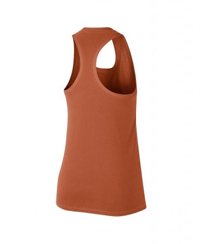 Women's Texas Orange Texas Longhorns Varsity Stack Vault Racerback Scoop Neck Tank Top Texas Orange $17.86 Tops