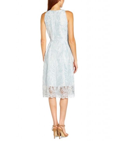 Embellished Pleated Midi Dress Opal $91.96 Dresses