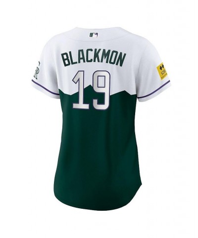 Women's Charlie Blackmon Green Colorado Rockies 2022 City Connect Replica Player Jersey Green $74.80 Jersey