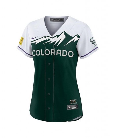 Women's Charlie Blackmon Green Colorado Rockies 2022 City Connect Replica Player Jersey Green $74.80 Jersey