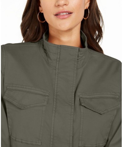 Women's Twill Jacket Green $21.89 Jackets