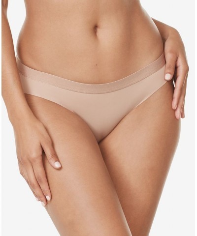 Warners Cloud 9 Smooth Invisible Look Microfiber Bikini RV8101P Brown $8.91 Panty