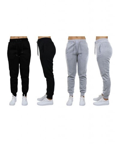 Women's Loose Fit Fleece Jogger Sweatpants Pack of 2 Charcoal $27.00 Pants