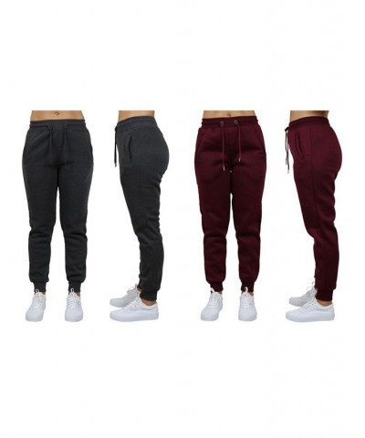 Women's Loose Fit Fleece Jogger Sweatpants Pack of 2 Charcoal $27.00 Pants