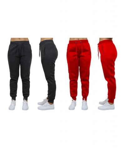 Women's Loose Fit Fleece Jogger Sweatpants Pack of 2 Charcoal $27.00 Pants