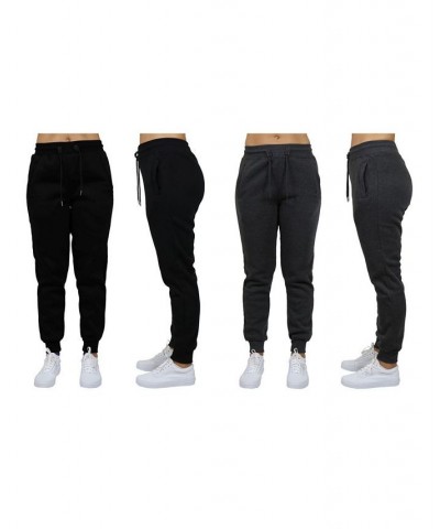 Women's Loose Fit Fleece Jogger Sweatpants Pack of 2 Charcoal $27.00 Pants