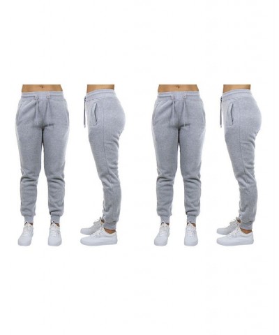 Women's Loose Fit Fleece Jogger Sweatpants Pack of 2 Charcoal $27.00 Pants