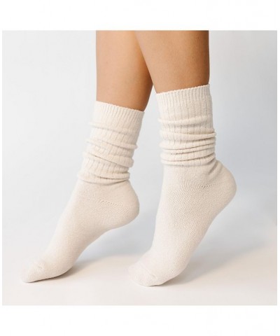 Plush Lounge Socks for Women Sky, creme, almond $30.55 Socks