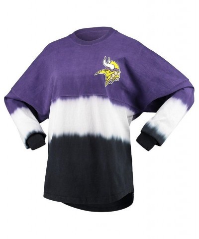 Women's Branded Purple White Minnesota Vikings Ombre Long Sleeve T-shirt Purple, White $46.74 Tops