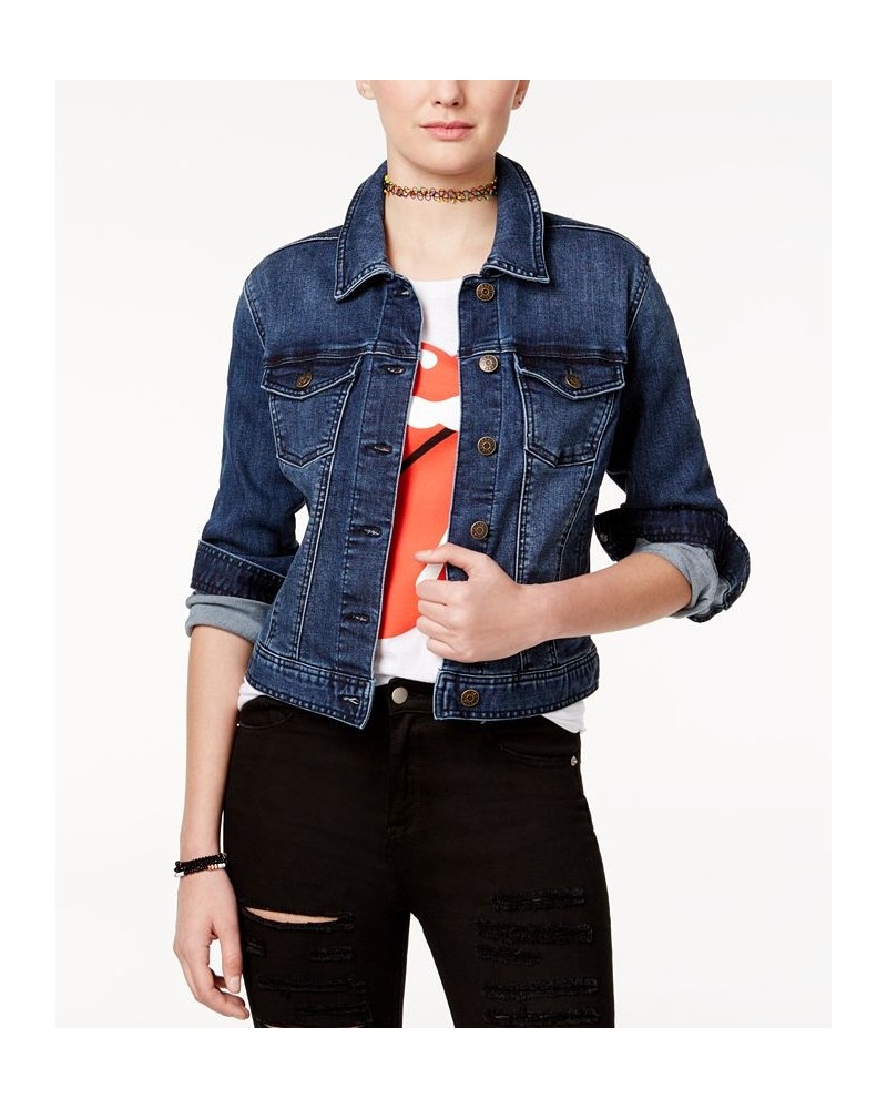 Juniors' Classic Denim Jacket Sage $19.32 Jackets