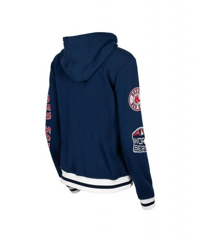 Women's Navy Boston Red Sox Elite Tri-Blend Full-Zip Hoodie Navy $34.10 Sweatshirts