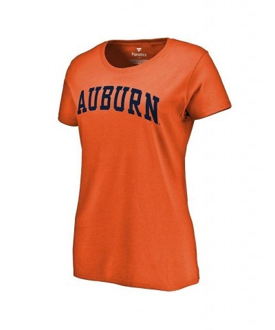 Women's Branded Orange Auburn Tigers Basic Arch T-shirt Orange $13.24 Tops