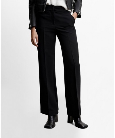 Women's Flowy Palazzo Pants Black $31.50 Pants