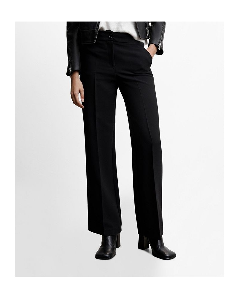 Women's Flowy Palazzo Pants Black $31.50 Pants