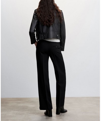 Women's Flowy Palazzo Pants Black $31.50 Pants